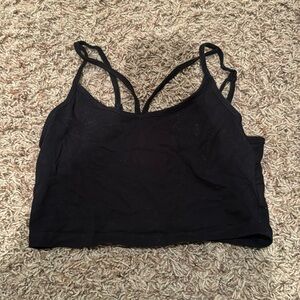 Streetwear Society Black Crop Too | Size S
